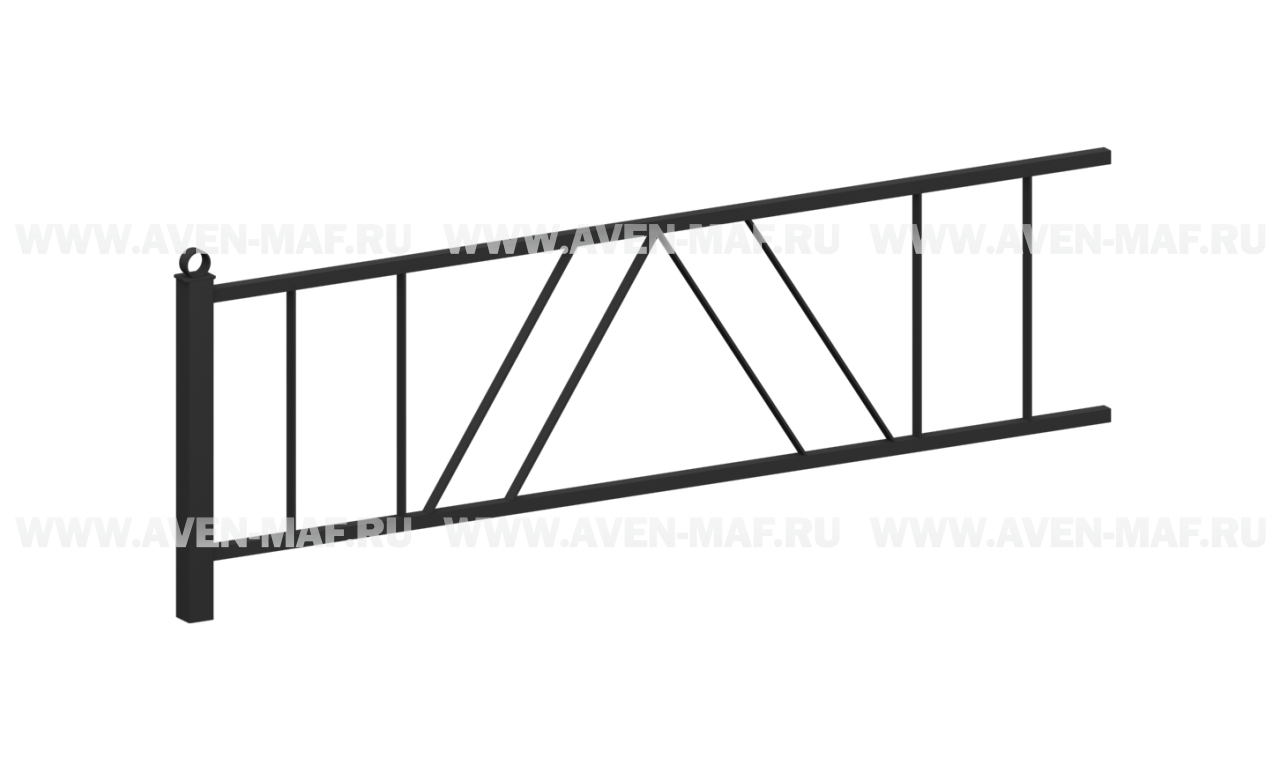 Ограждение металлическое О-325