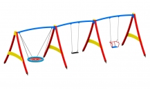 Качели маятниковые К-31/3 с подвесами "Гнездо", Тип-2 и Тип-3