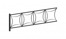 Ограждение металлическое О-312