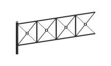 Ограждение металлическое О-314