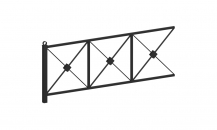 Ограждение металлическое О-323